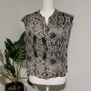 Parker SILK  Python Print Blouse